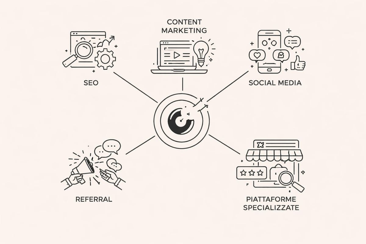 Ecosistema digitale acquisizione clienti