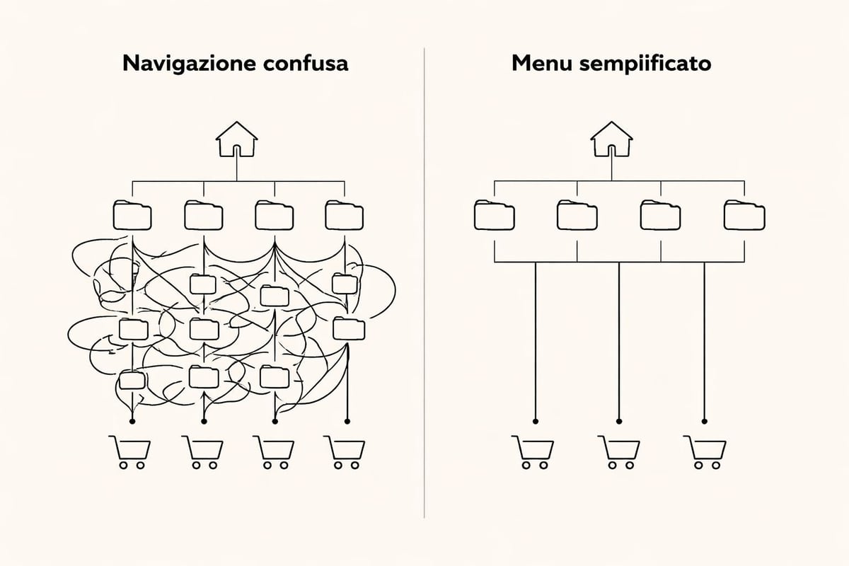 Website navigation structure