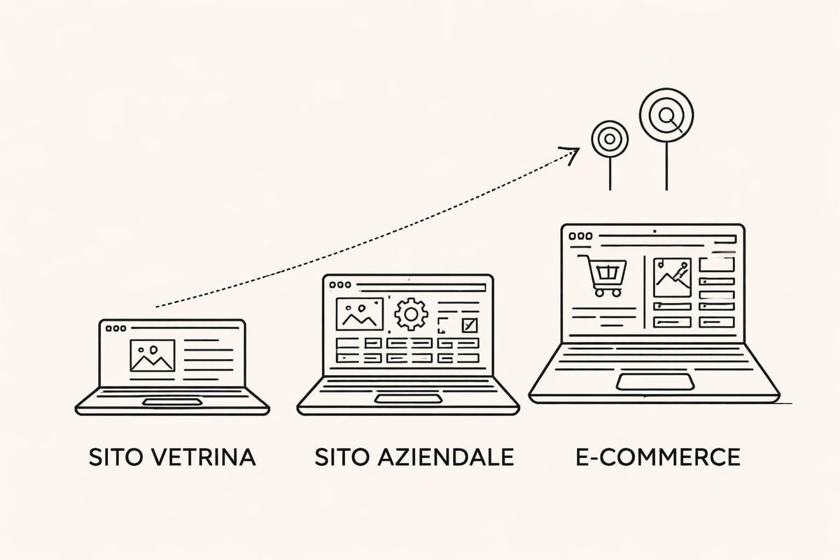 Differenze tra tipologie di siti web