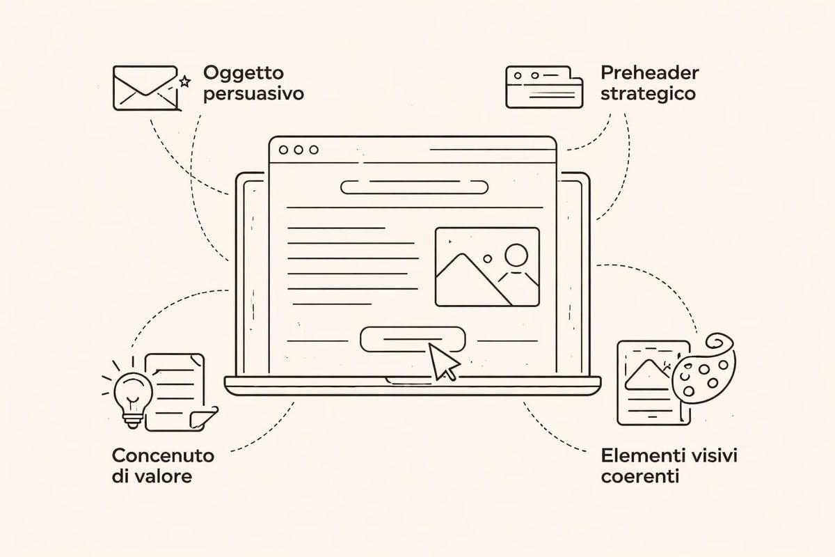 Struttura email efficace