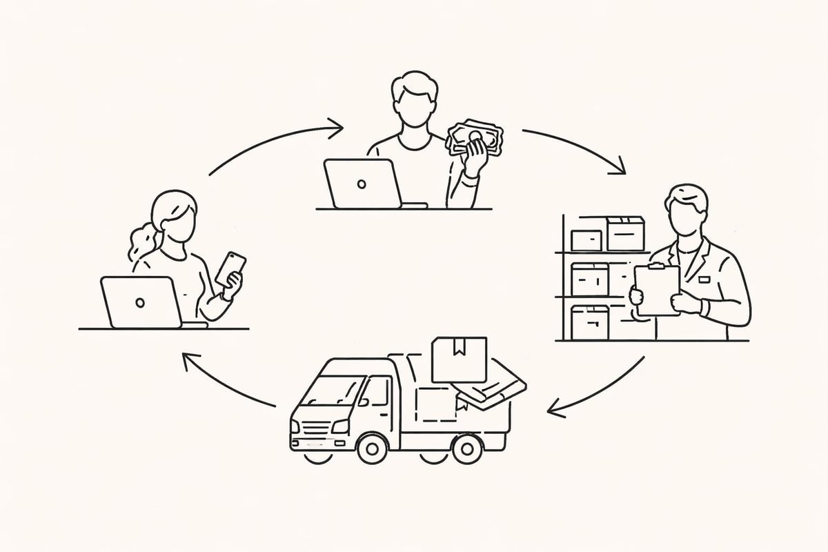 Processo dropshipping