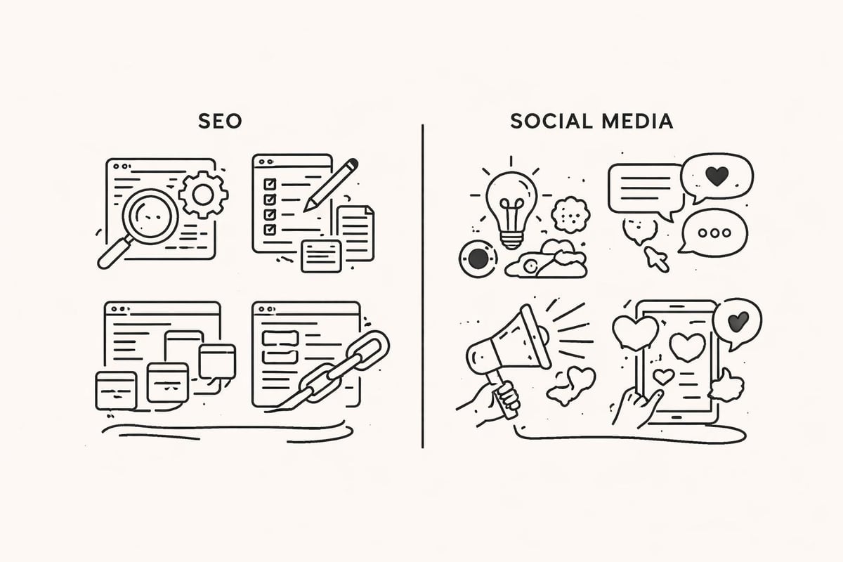 Competenze SEO social media