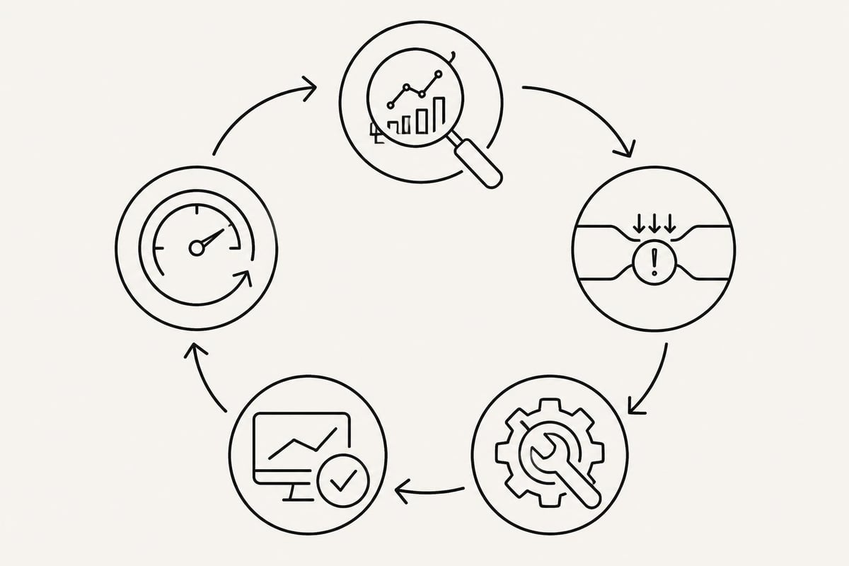 Website optimization workflow