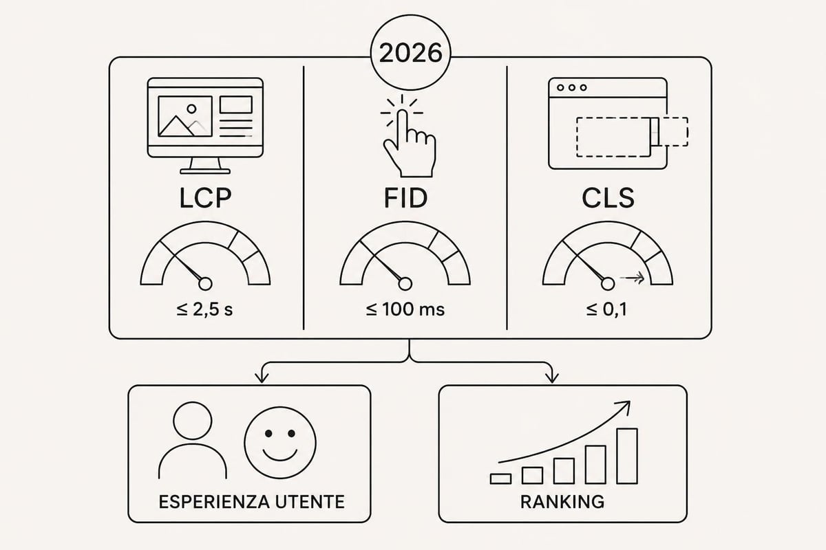 Core Web Vitals metrics dashboard