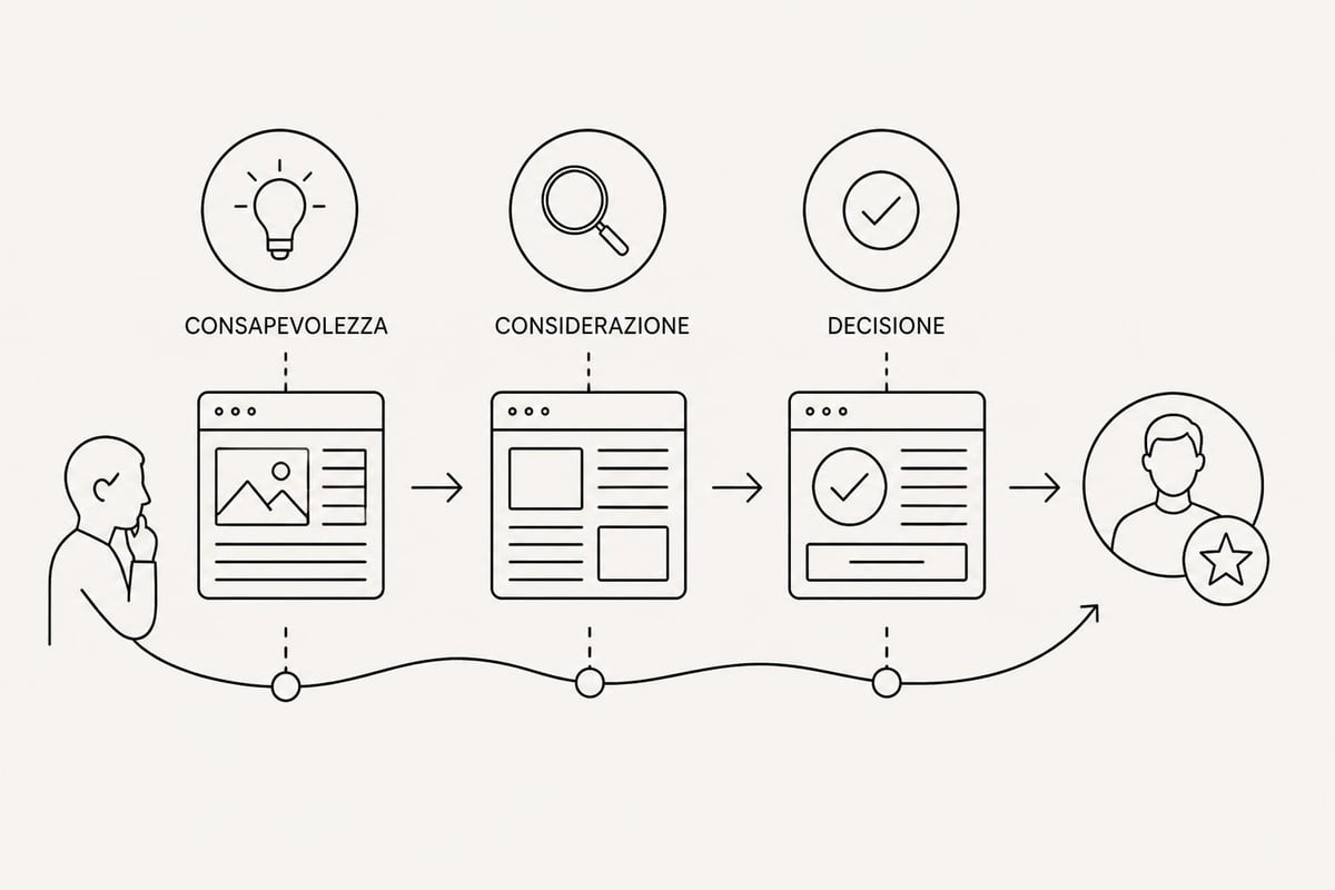 Ciclo di generazione lead tramite blog