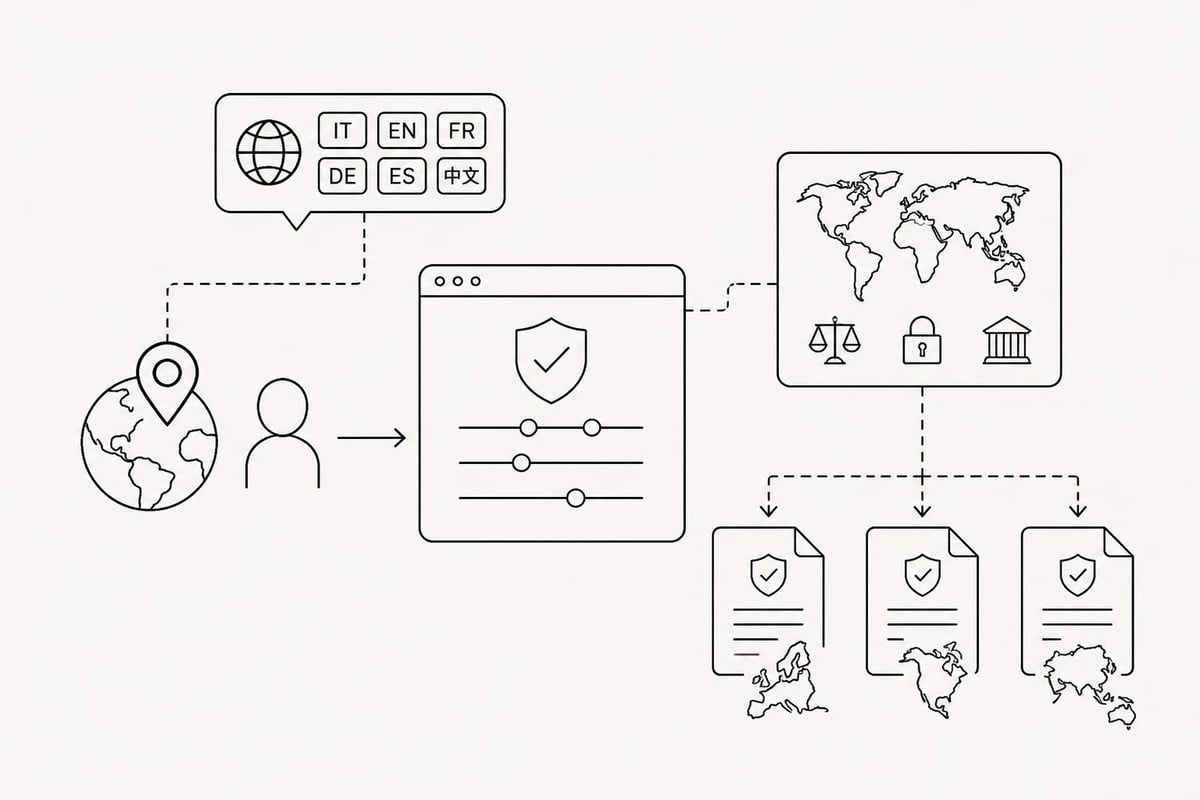 Multi-language consent management