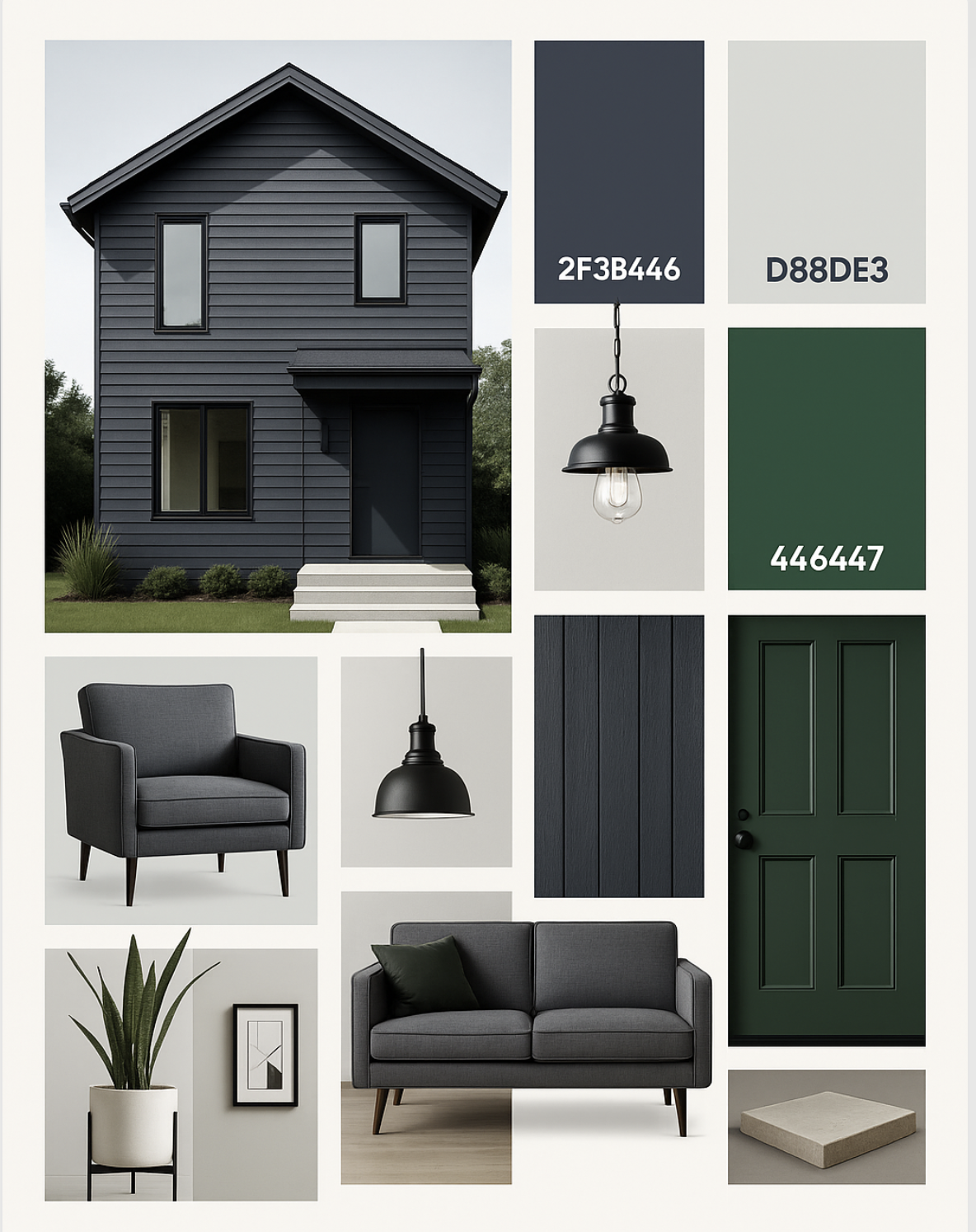 Palette de couleurs pour un look minimaliste urbain