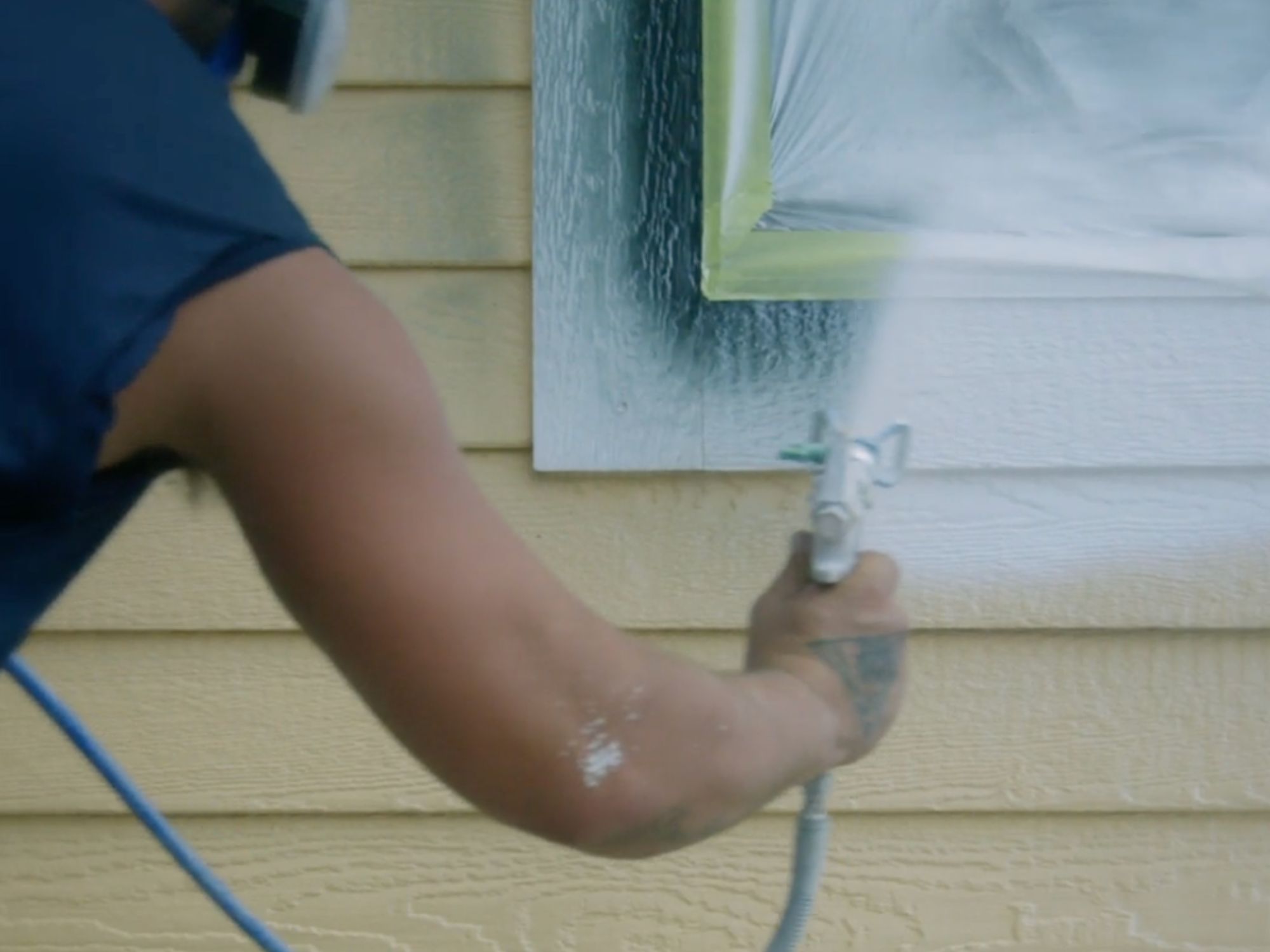 Peinture sur un revêtement de fibrociment