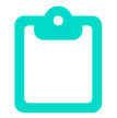 Clipboard icon representing form filling or data entry