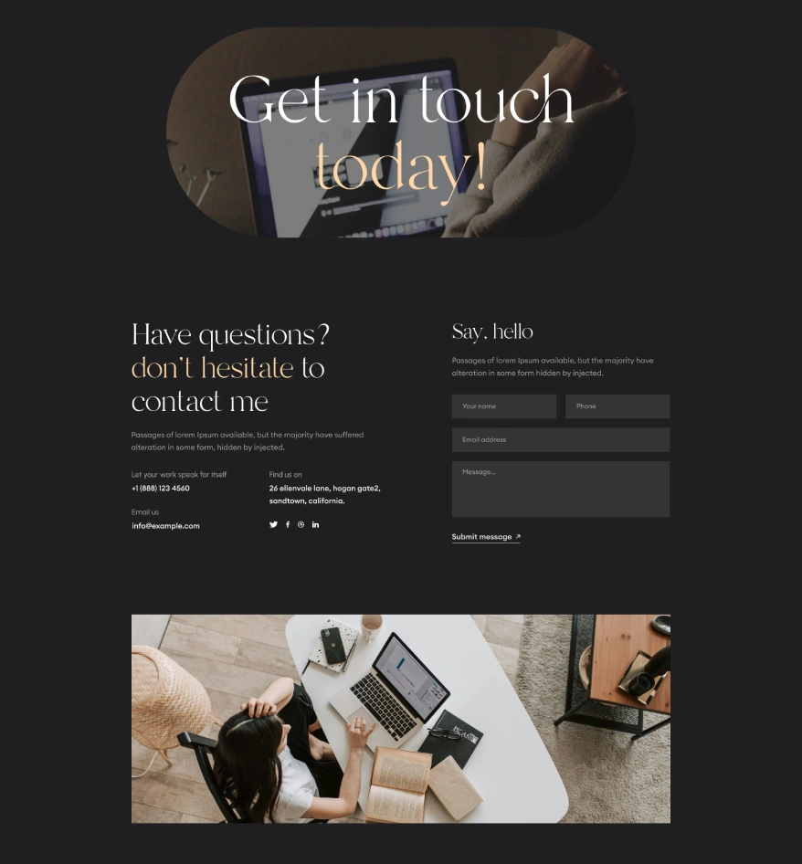 Contact Three