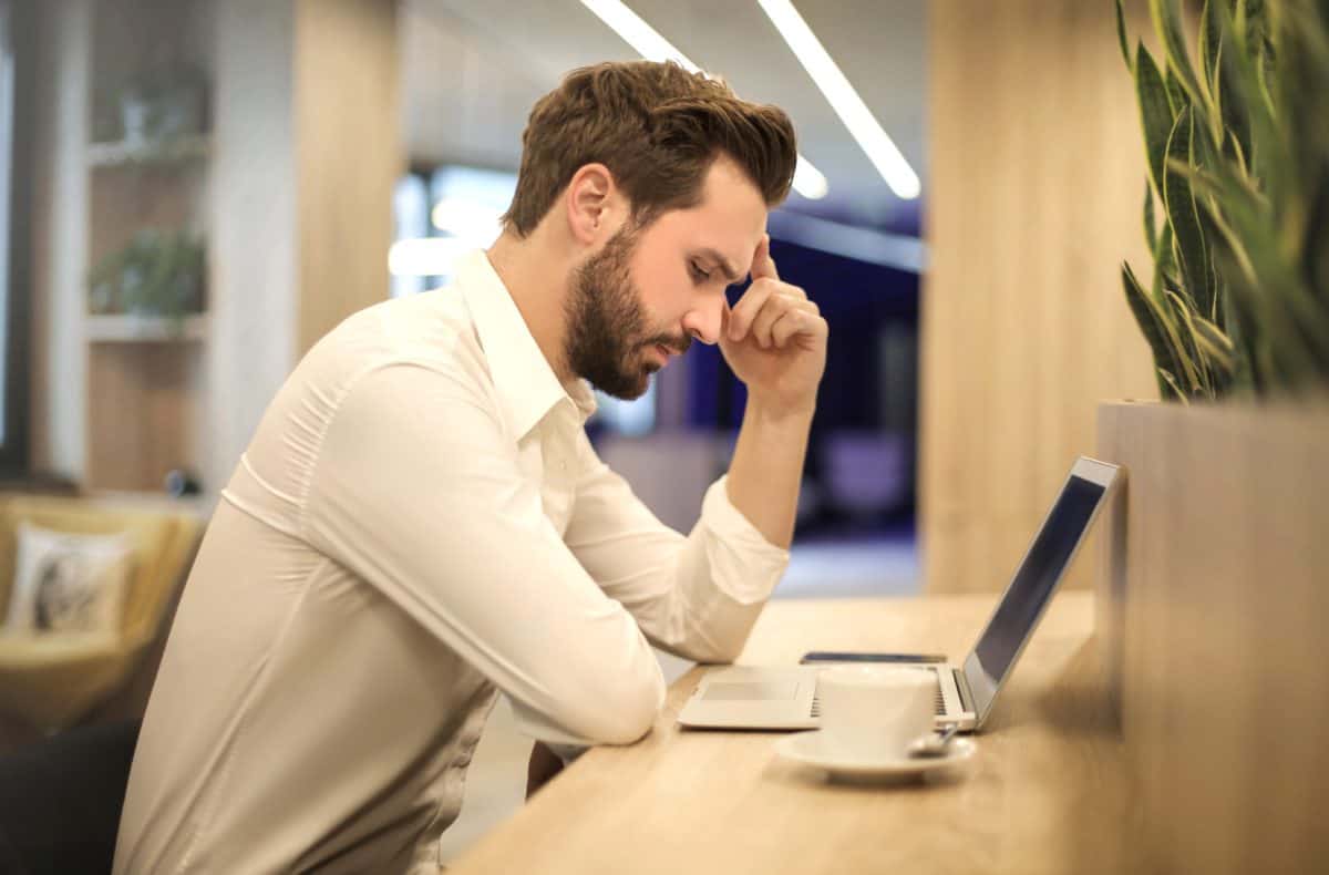 man looking upset - How to Dissolve a Business