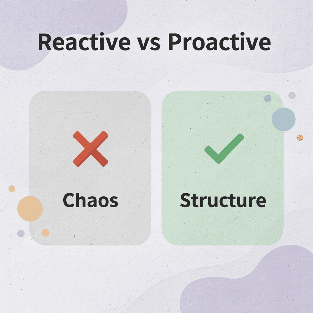 Comparison showing transformation from chaos to structure - How to Dissolve a Corporation in Arizona