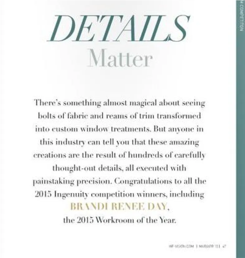 The cover of a book with the title details matter.