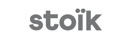 stoik wordmark logo in lowercase letters.