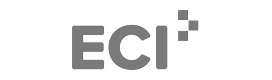 ECI company logo with a plus symbol.