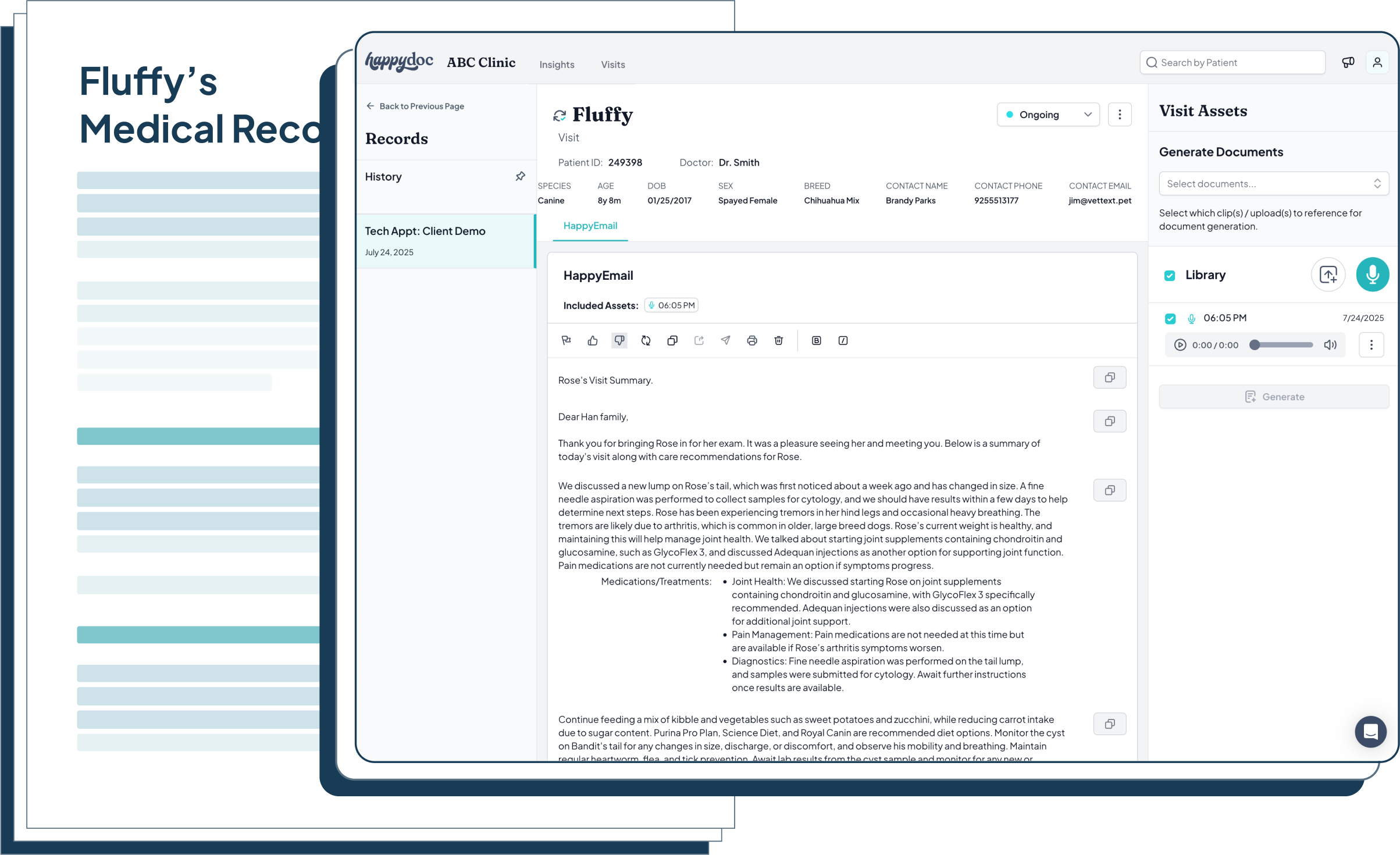 An image of HappyDoc platform
