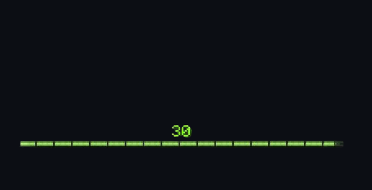 Experience bar picture from minecraft to indicate experience page