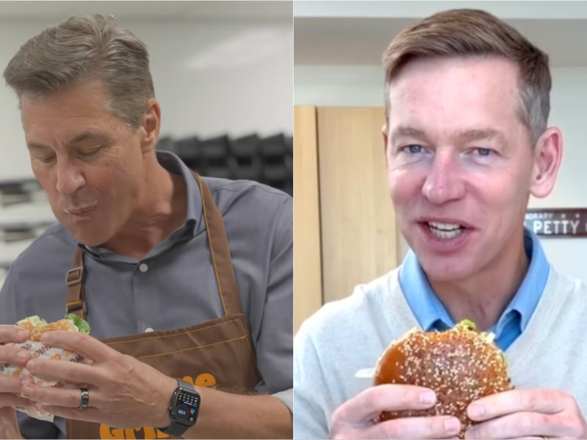 Burger King president happily eats Whopper after mockery over McDonald's CEO's taste test | The Independent