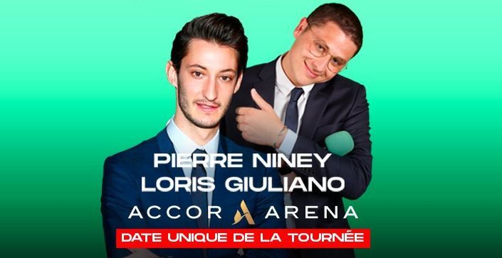 Pierre Niney & Loris Giuliano à l'Accor Arena le 9 mars 2026 : Le show d'une vie
