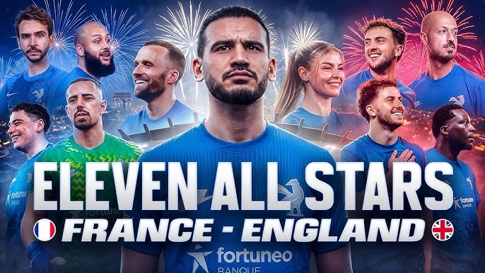 Eleven All Stars 2 au Parc des Princes - France vs Angleterre (Événement complet)