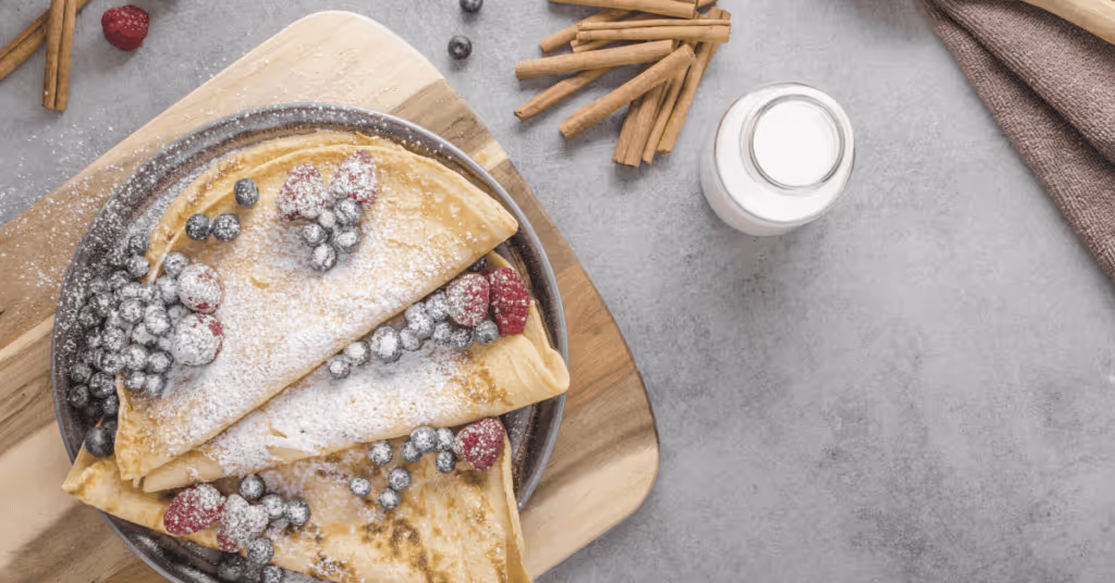 Cinnamon Fruit Pancakes