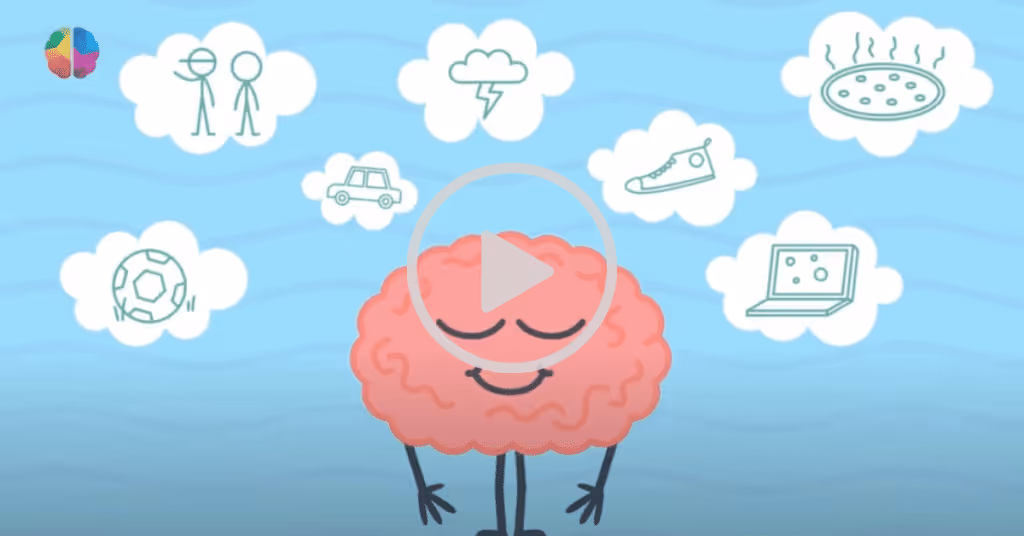 Thought bubbles meditation stories