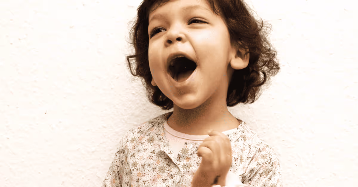 child singing