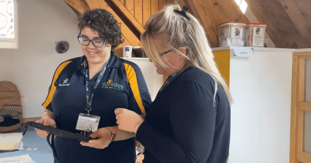 nursery practitioners talking
