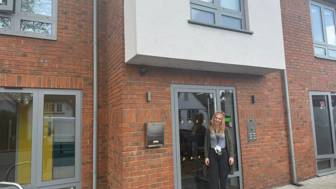 Nursery Manager Stood In Front Of Fennies Oxted
