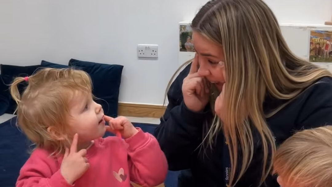 Fennies Educator with child