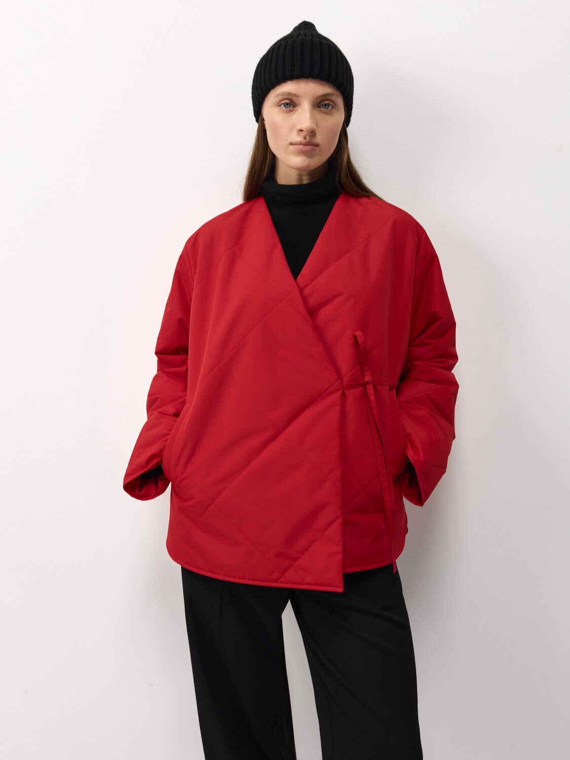 Стёганая куртка на запах GATE31