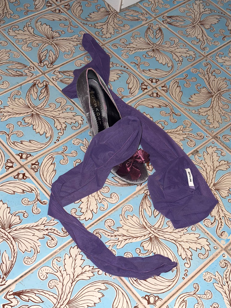 Чулки со швом BERTA LINE