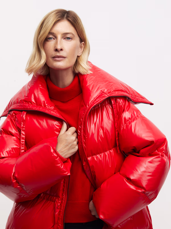 Удлиненный пуховик SELFMADE