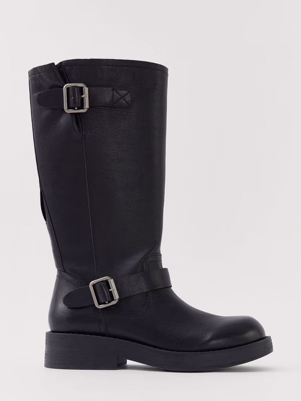 Кожаные сапоги с пряжками CHARUEL