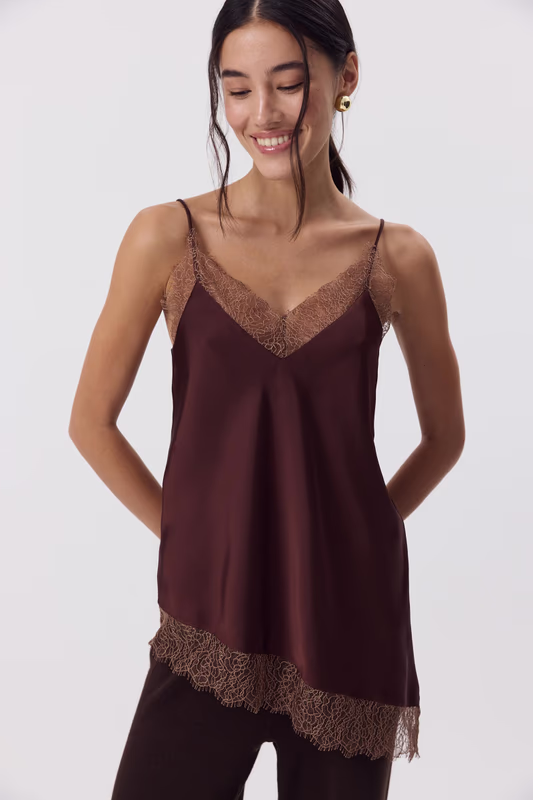 Топ с кружевом CHARMSTORE