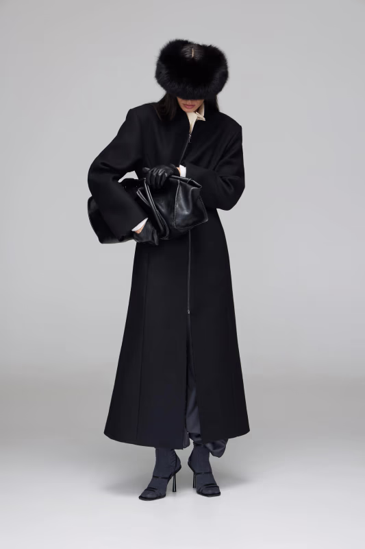 Пальто на молнииB2508