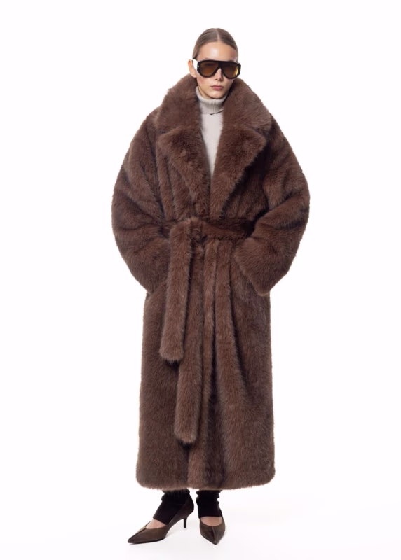 ШУБА НА ПОЯСЕ ASYA SEMYONOVA