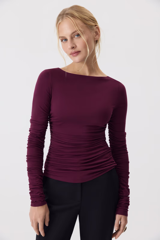 Лонгслив с драпировкой CHARMSTORE