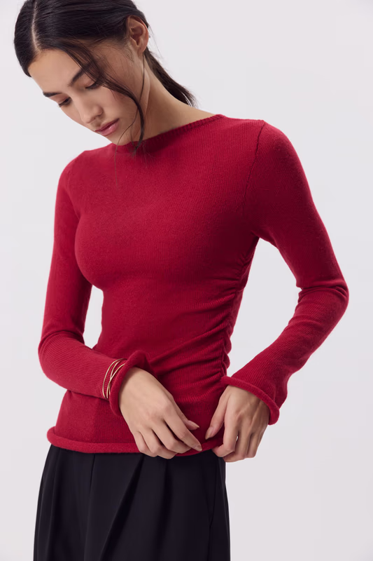 Лонгслив вязанный со сборкой CHARMSTORE