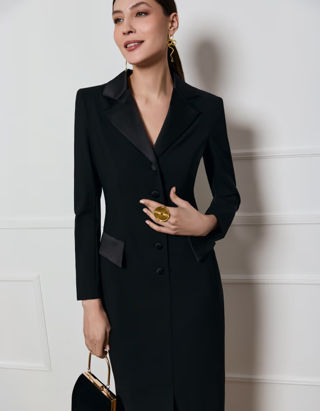 Платье-смокинг ELEAN