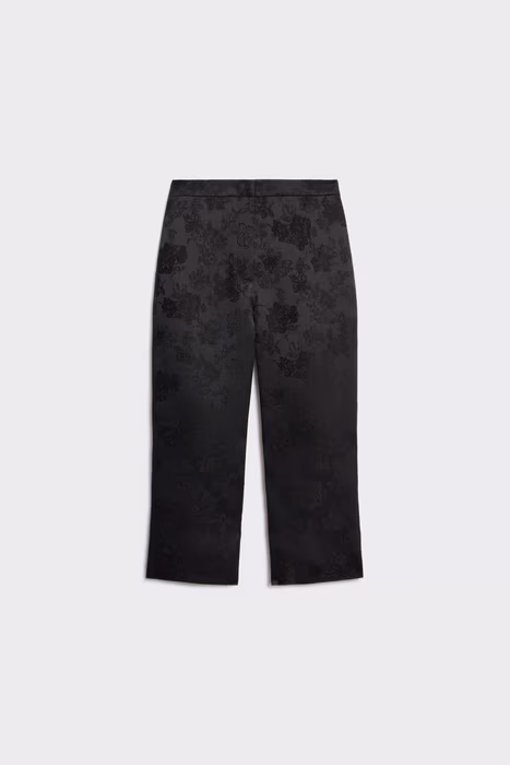 Капри из атласного жаккарда LIME