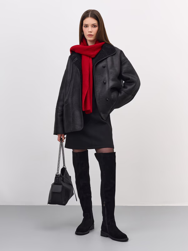 Ботфорты из замши SAVAGE