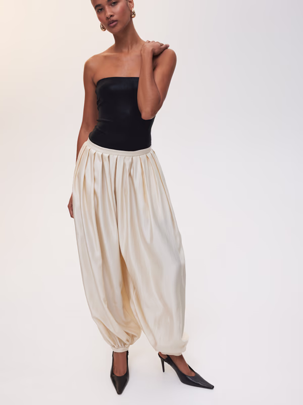 Объемные брюки-аладдины SELFMADE