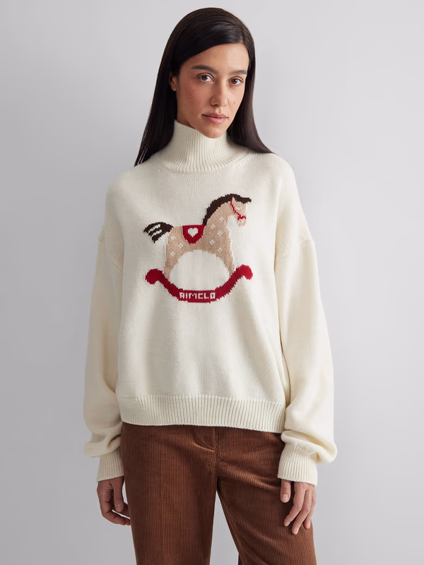 Свитер с интарсией AIM CLO