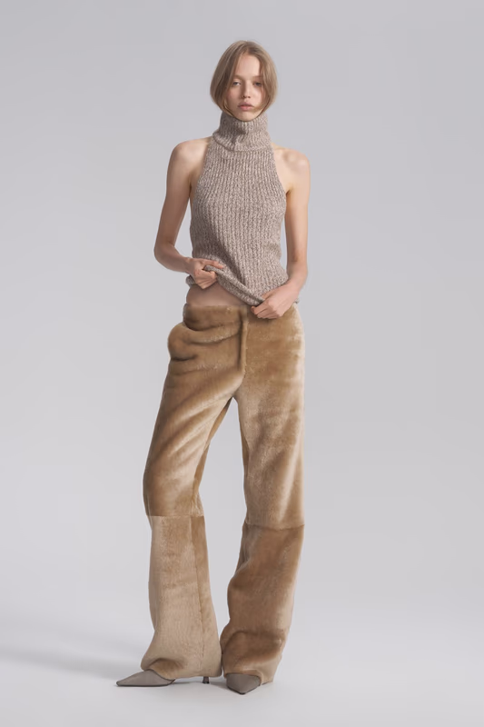 Меховые брюки LEVEL44