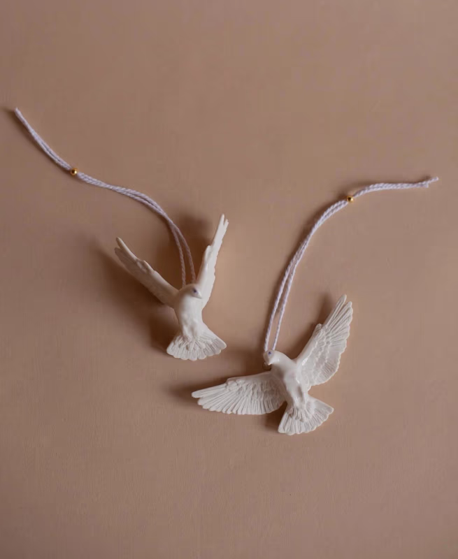 Елочная игрушка из фарфора RES OBJECTS