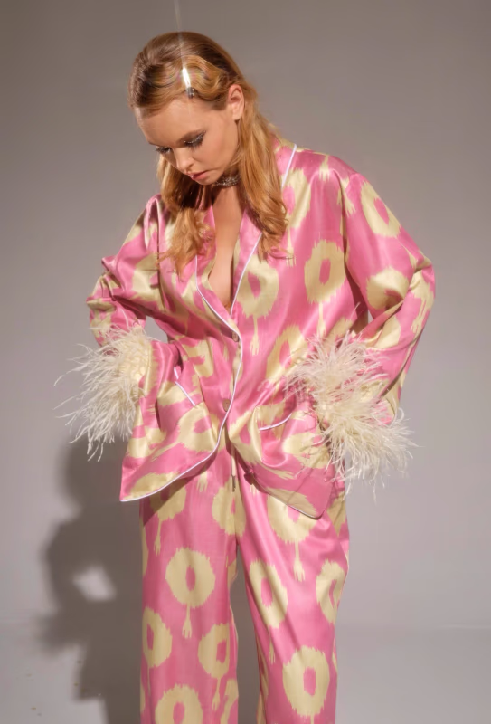 Костюм в пижамном стиле NAHALATE
