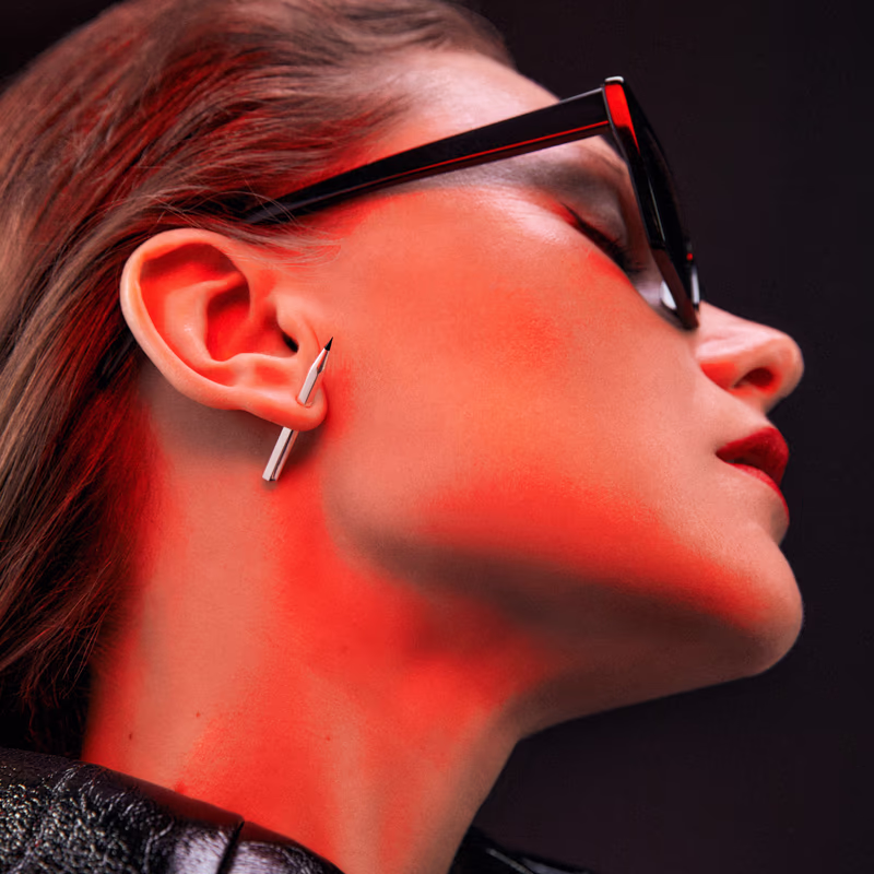 Серебряная моносерьга POISON DROP