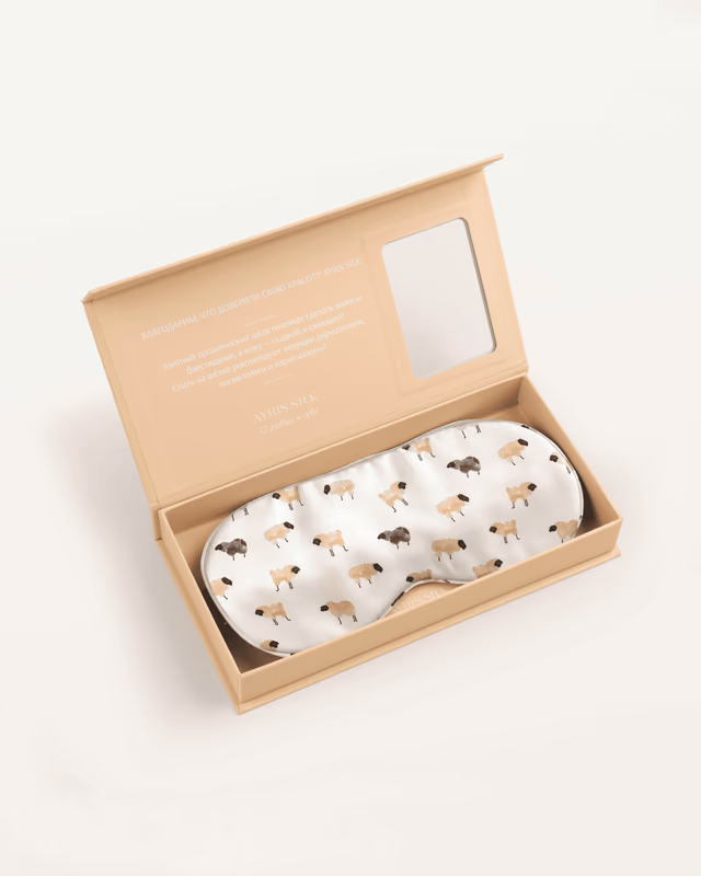 Шелковая маска для сна AYRIS SILK