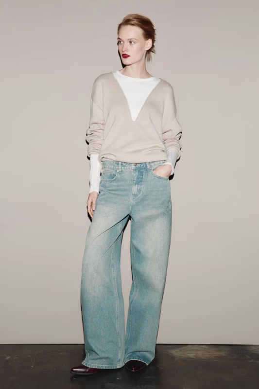 Джинсы baggy fit с низкой посадкой BEFREE